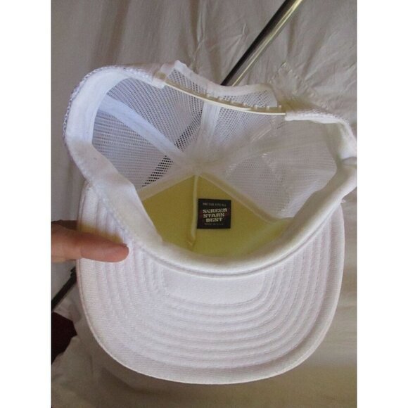 Vintage Men's Trucker Cap John Deere Nashville 1992 NWOT SCreen Stars White USA - Picture 5 of 7
